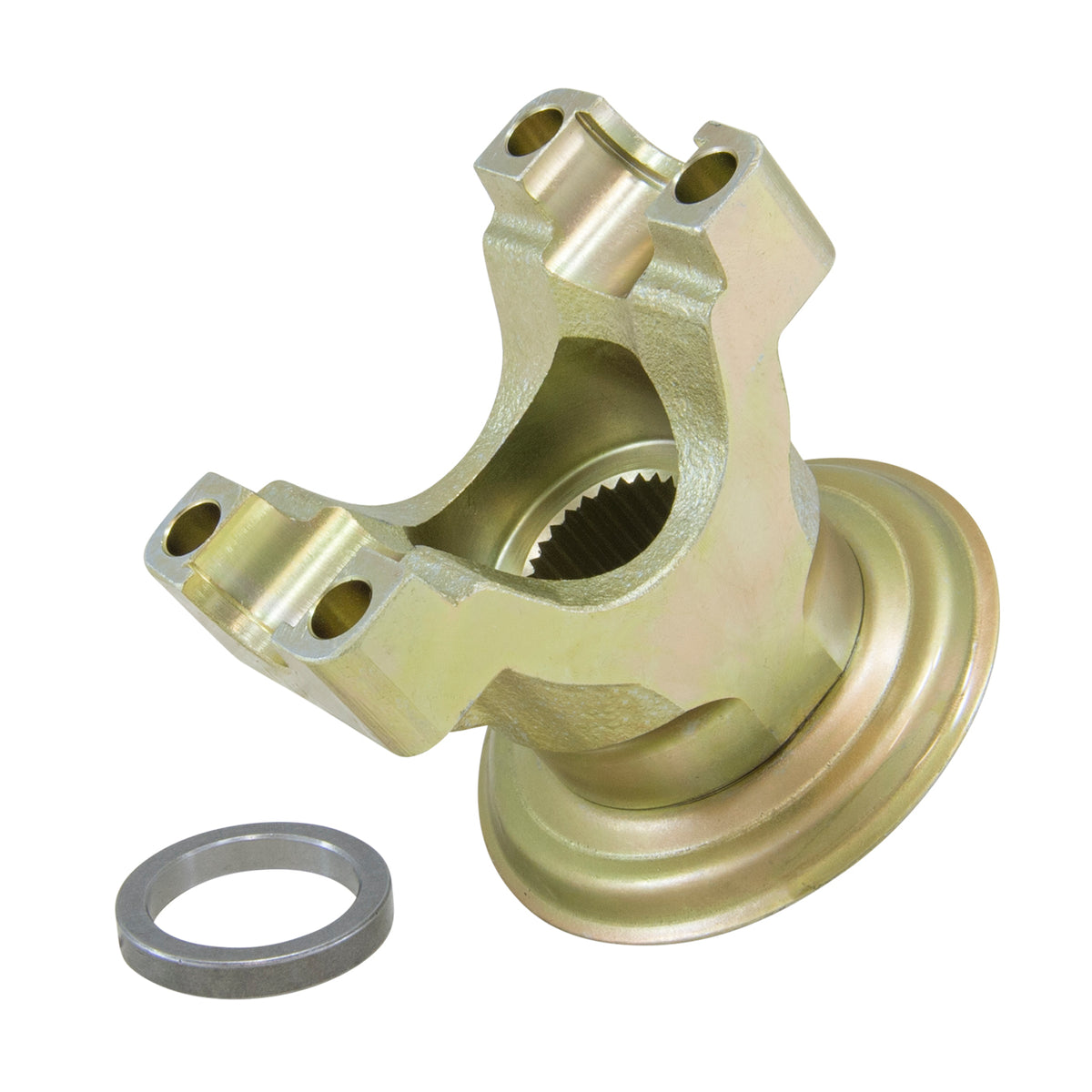 Forged Yoke For Ford 9 Inch With 28 Spline Pinion And A 1350 U/Joint Size 9 Inch 1350 28 Spline Forged Pinion Yoke Fits Daytona+ Non Daytona Pin Support Yukon Gear