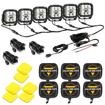 XP-ULTRA Series 5 Inch 110W 11000LM White/Amber LED Driving Lights Pods Light