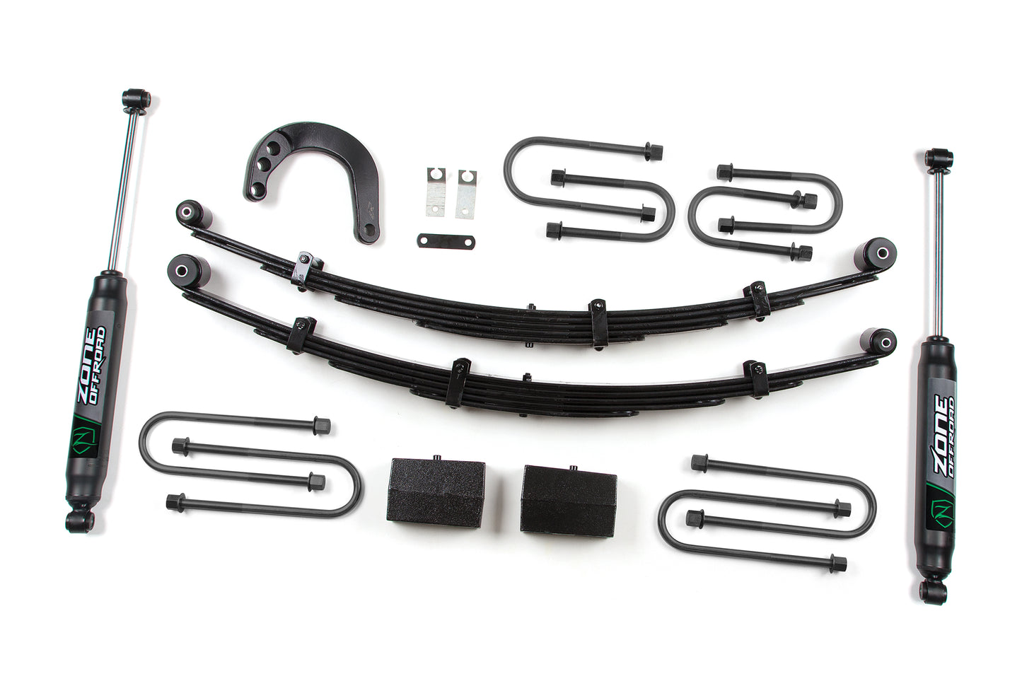 4 Inch Leaf Spring Lift Kit 73-76 Chevy 3/4 Ton Zone Offroad