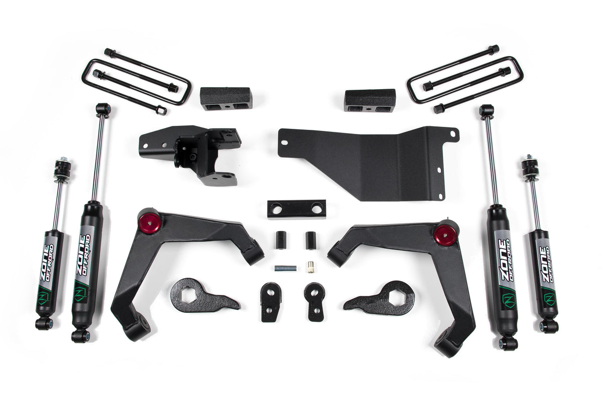 01-06 Yukon XL Avalanche 2500 07-10 Silverado/Sierra 2500HD/3500HD 3 Inch Adventure Series Zone Offroad