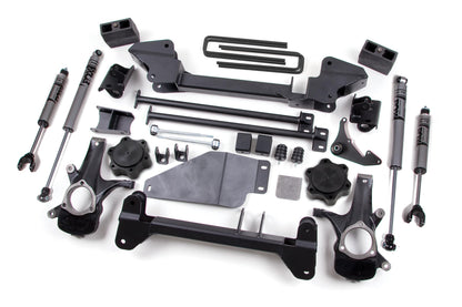 99-06 K1500 00-06 Silverado/Sierra 1500 6 Inch Torsion Bar Drop Lift Kit Zone Offroad