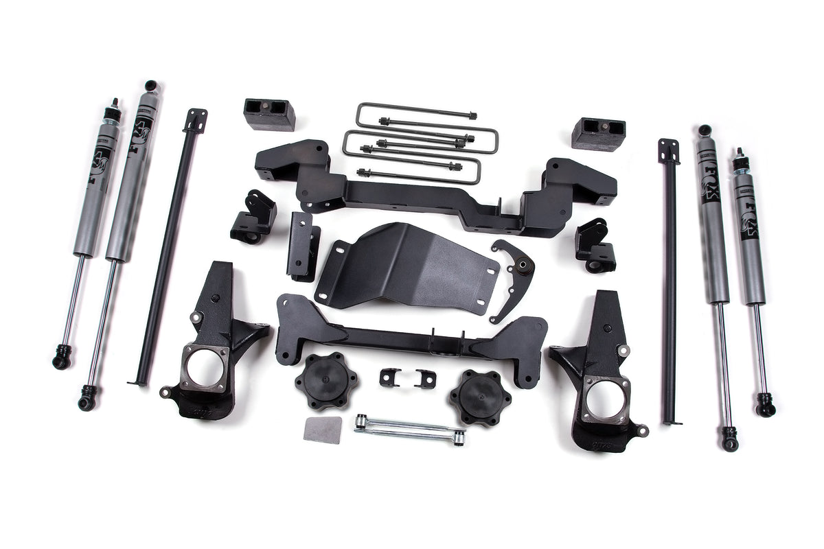 01-10 Silverado 1500/2500 HD/3500 HD 6 Inch Lift Kit Zone Offroad