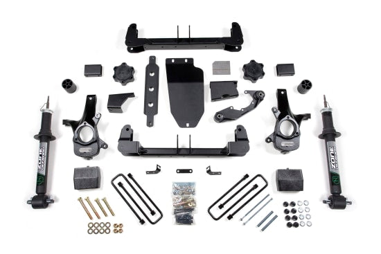14-18 Silverado/Sierra 1500 4WD 6.5 Inch Lift Kit With Replacement Strut Cast Steel Arms Zone Offroad