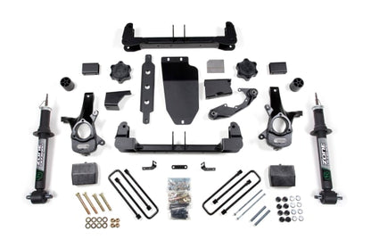14-18 Silverado/Sierra 1500 4WD 6.5 Inch Lift Kit With Replacement Strut Cast Steel Arms Zone Offroad