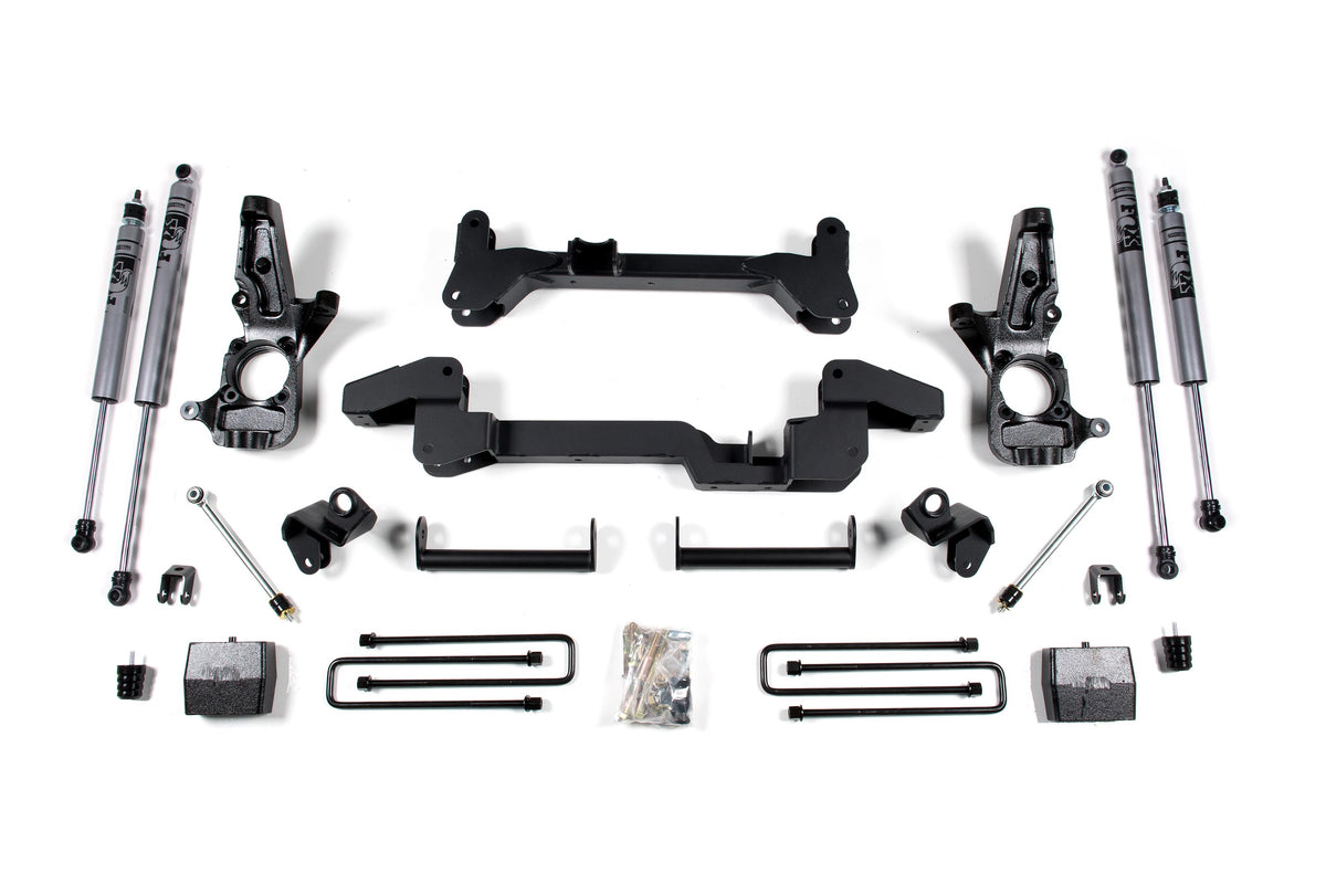 01-10 Silverado 1500/2500 HD/3500 HD 2WD 6 Inch Lift Kit Zone Offroad