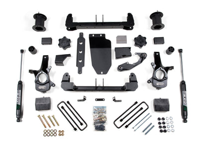 14-18 Silverado/Sierra 1500 4WD 6.5 Inch Lift Kit With Replacement Strut Alum/Stamped Arms Zone Offroad