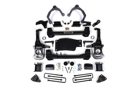 19-24 Sierra 1500 Denali 4WD 4 Inch Lift Kit No Shocks Zone Offroad
