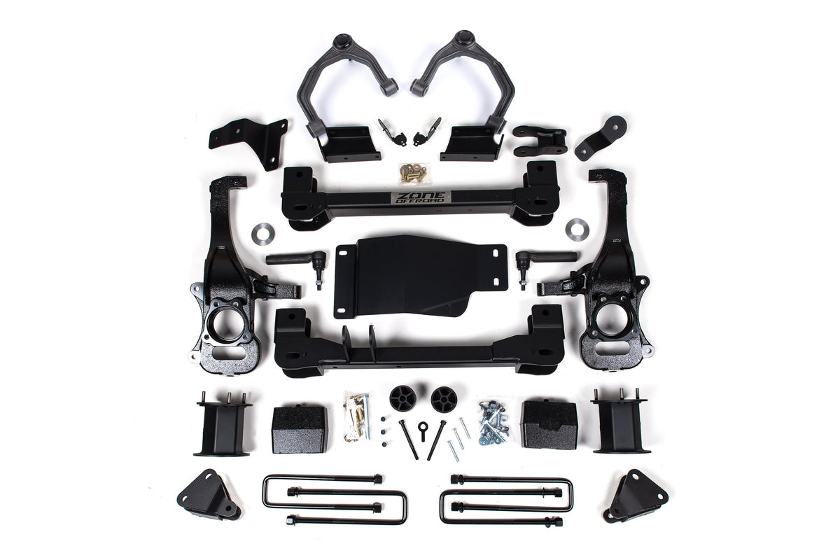 19-24 GMC Denali 1500 4WD 6 Inch Suspension System Lift Kit Zone Offroad