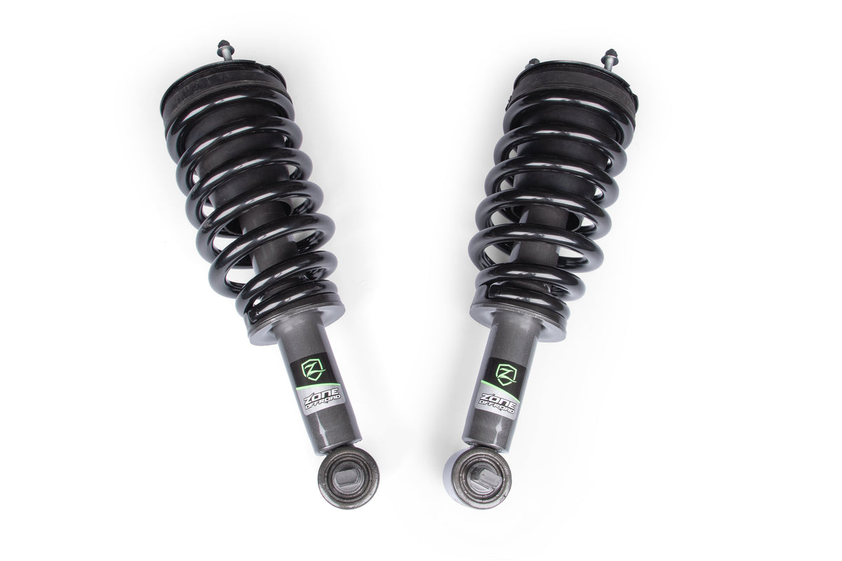 07-18 Chevrolet Silverado 1500 - GMC Sierra 1500 4WD 2 Inch Suspension Lift Kit, 0 Inch Rear Lift - Nitro Loaded Struts, Nitro Shocks Zone Offroad