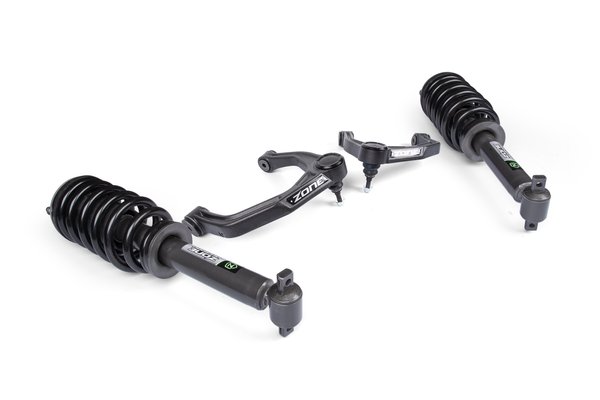 19-26 Chevrolet Silverado 1500 - GMC Sierra 1500 4WD 2 Inch Leveling Kit, 0 Inch Rear Lift - Nitro Loaded Struts Zone Offroad