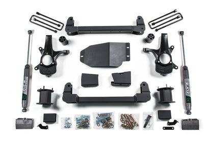 07-13 Chevrolet Silverado 1500 - GMC Sierra 1500 2WD 4.5 Inch Suspension Lift Kit, 3 Inch Rear Lift, Fox 2.0 Adventure Series Shocks Zone Offroad
