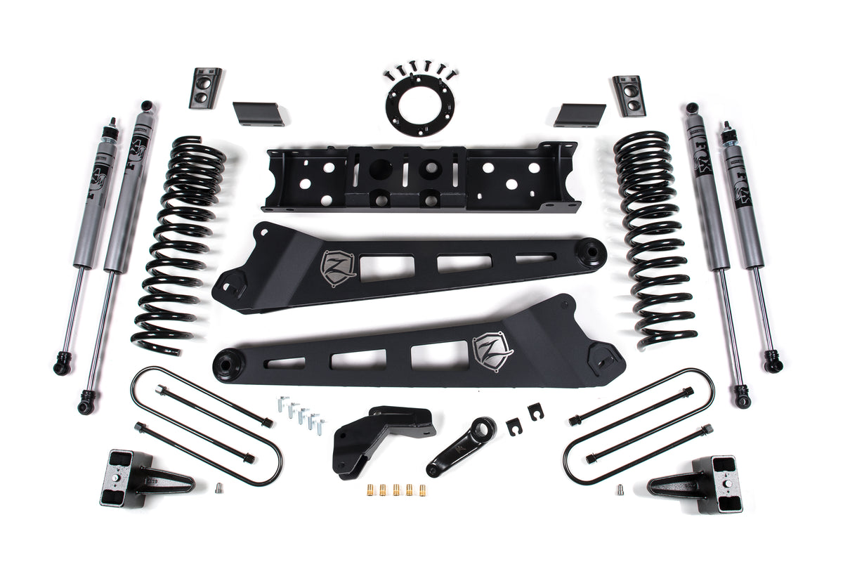 19-24 RAM 3500 4 Inch Radius Arm Gas 2 Inch Rear Block Without Overload Zone Offroad