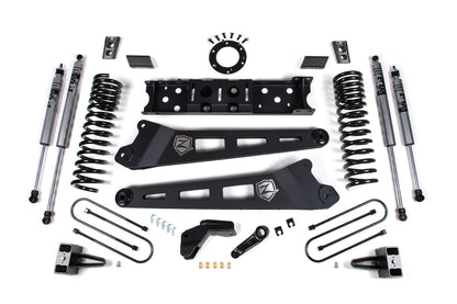 19-24 RAM 3500 4 Inch Radius Arm Gas 2 Inch Rear Block Without Overload Zone Offroad