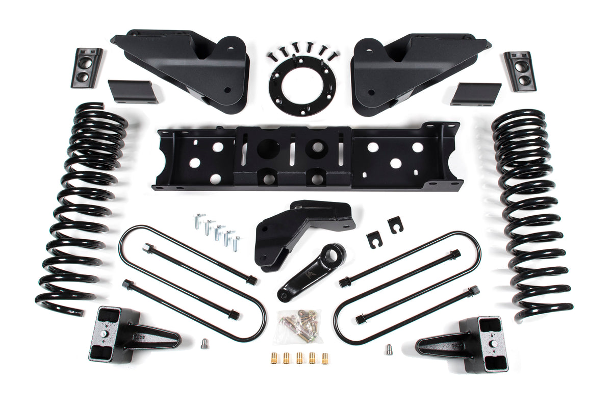 19-24 RAM 3500 4 Inch Radius Arm Bracket Gas 3 Inch Rear Block With Overload Zone Offroad