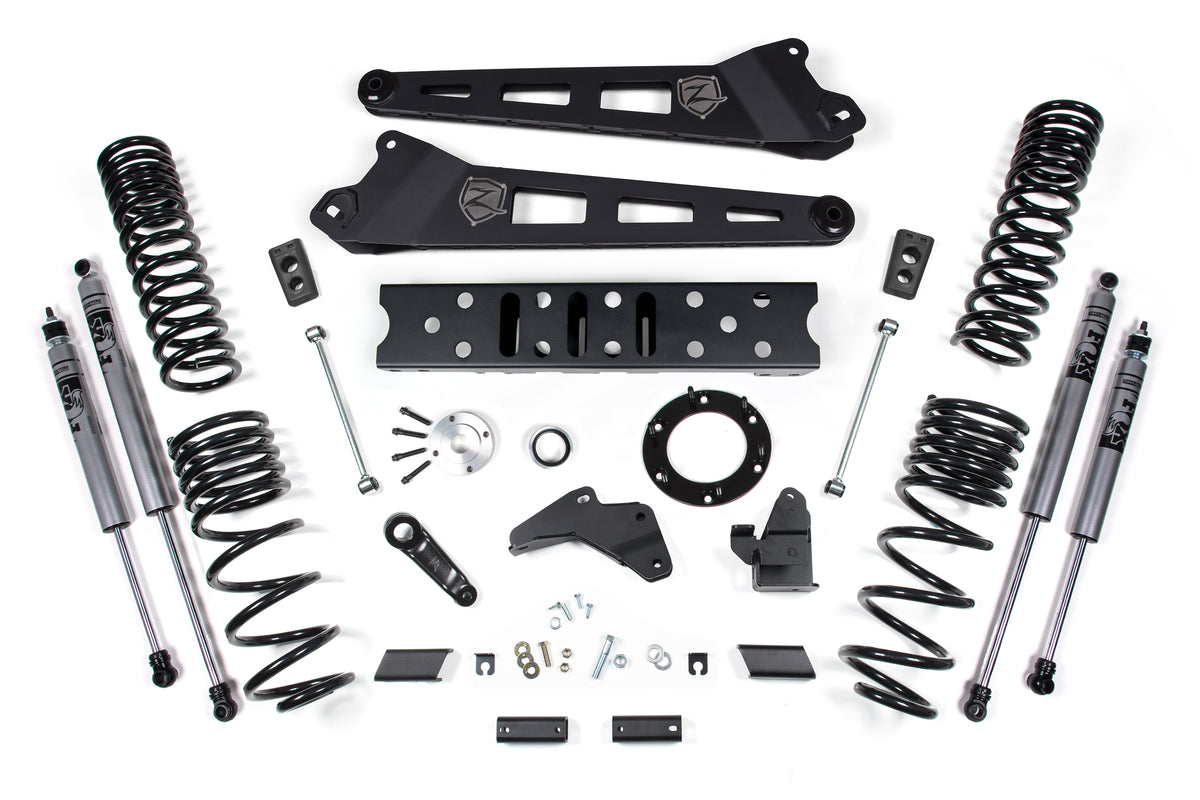 19-24 RAM 2500 6.5 Inch Radius Arm 4.5 Inch Rear Coils Diesel 6-Bolt T-Case Zone Offroad