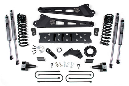 19-24 RAM 3500 5.5 Inch Radius Arm 5 Inch Rear Block Without Overload Gas 6-Bolt T-Case Zone Offroad