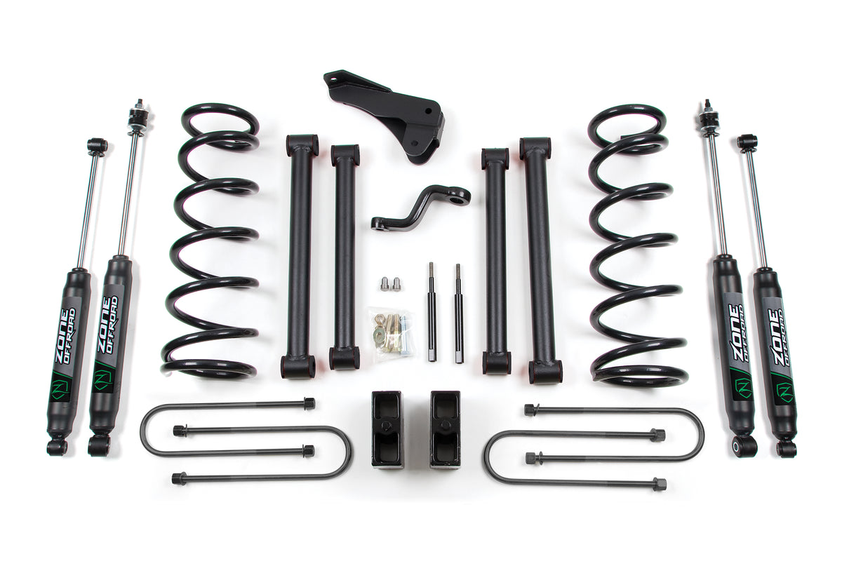 09 Dodge Powerwagon 3 Inch Lift Kit With Shocks Zone Offroad