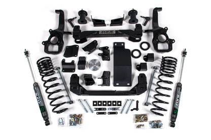 6 Inch Lift Kit for 2025 Ram 1500 4WD 6 Inch Front 5 Inch Rear Suspension Lift System Standard Bore Zone Offroad