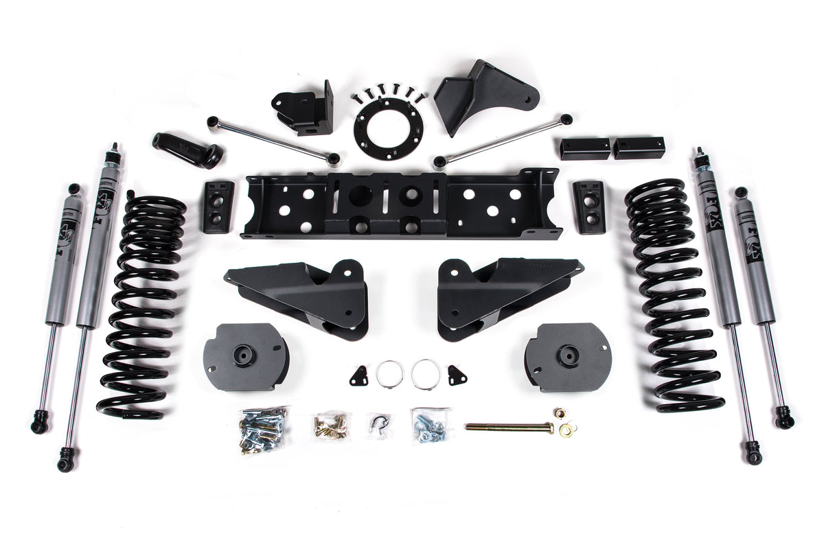 25-26 Ram 2500 4WD (Diesel) 4 Inch Suspension Lift Kit, 2.5 Inch Rear Lift, Spacer - Nitro Shocks Zone Offroad
