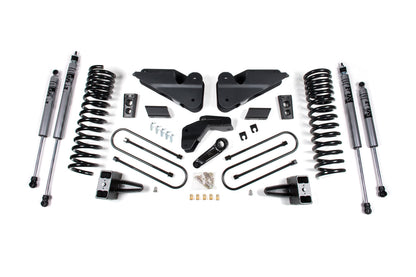 25-26 Ram 3500 (Diesel) 4 Inch Radius Arm Drop Suspension Lift Kit, 2 Inch Rear Lift, Block W/ Overload - Fox 2.0 Adventure Series Shocks Zone Offroad