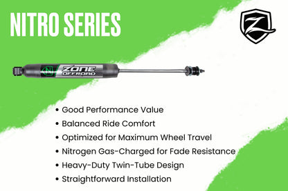 25-26 Ram 3500 (Gas) 4 Inch Radius Arm Suspension Lift Kit, 2 Inch Rear Lift, Block W/ Overload - Nitro Shocks Zone Offroad