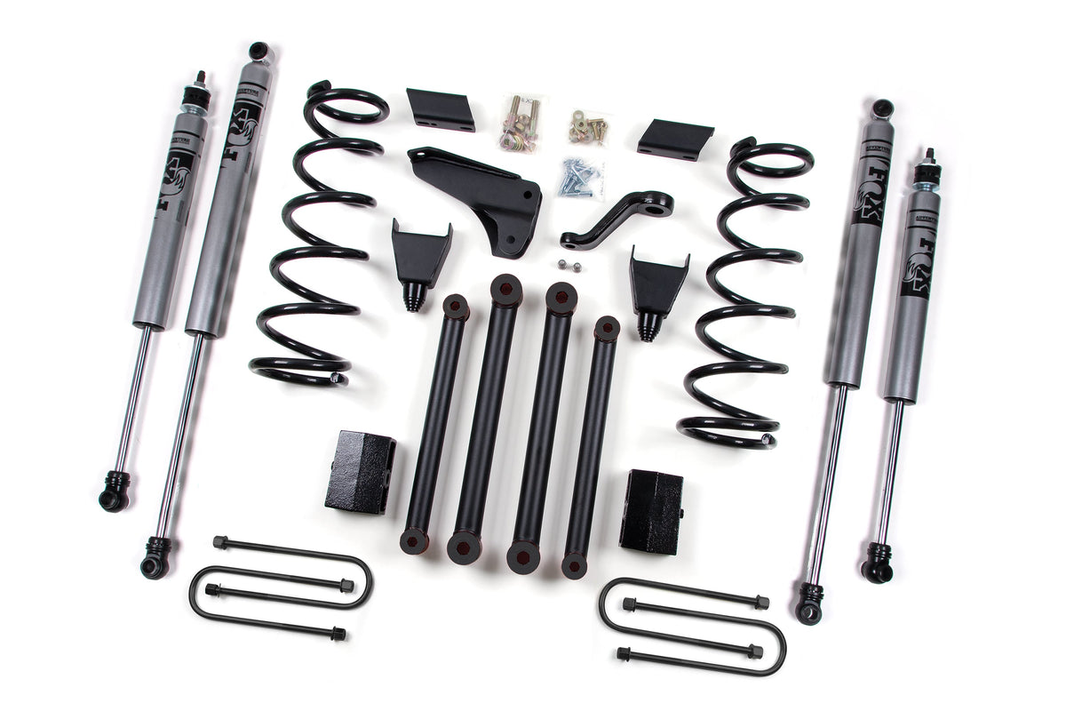 10-12 Dodge RAM 2500 5.0 Inch  Coil Spring Lift Kit With 4-1/8 Axle Zone Offroad