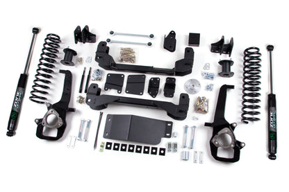 2012 Dodge 1500 6 Inch Front 3 Inch Rear Strut Spacer Lift Kit Zone Offroad