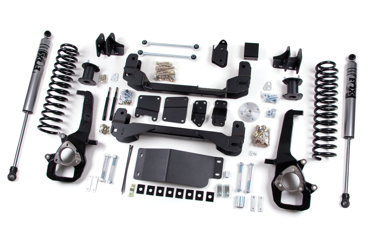 2013 RAM 1500 4 Inch Front 3 Inch Rear Lift Kit Zone Offroad