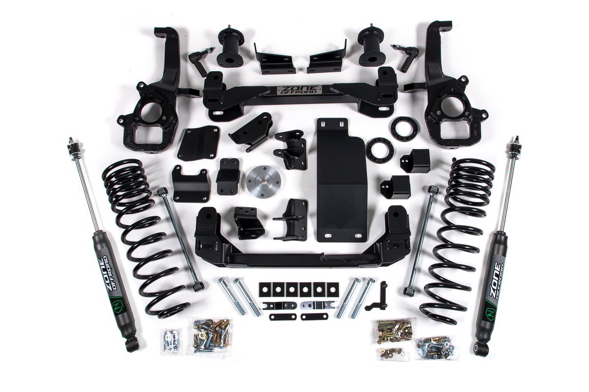 19-23 RAM 1500 4WD 6 Inch Front 5 Inch Rear Lift Kit Zone Offroad