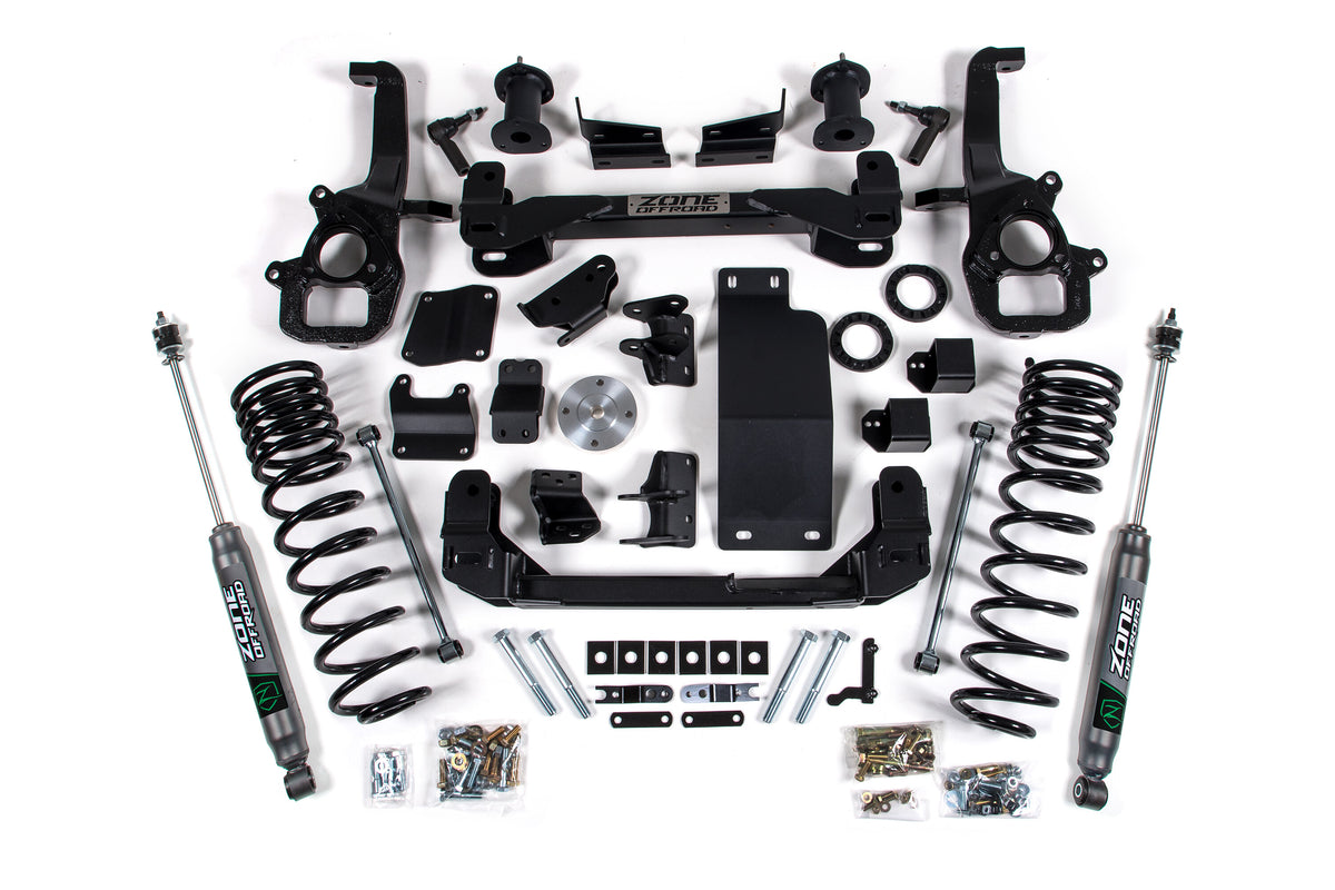 20-23 RAM 1500 4WD 4 Inch Front 3 Inch Rear Lift Kit Zone Offroad