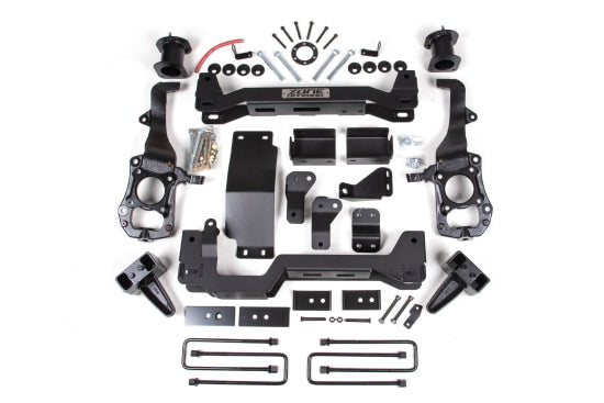 21-23 Ford F-150 Tremor 4WD 5 Inch Lift Kit 3 Inch Rear Block Spacer Front Zone Offroad