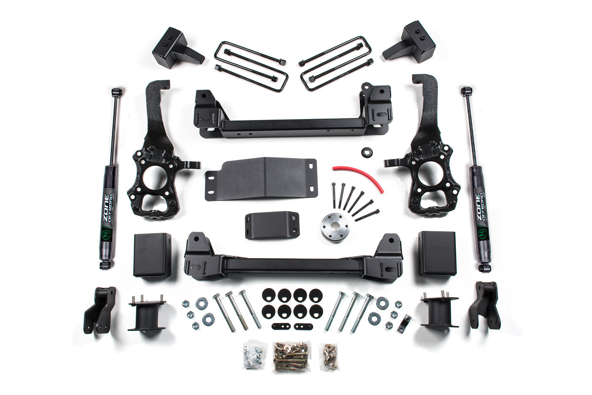 15-20 Ford F-150 4WD 4 Inch Lift Kit Zone Offroad