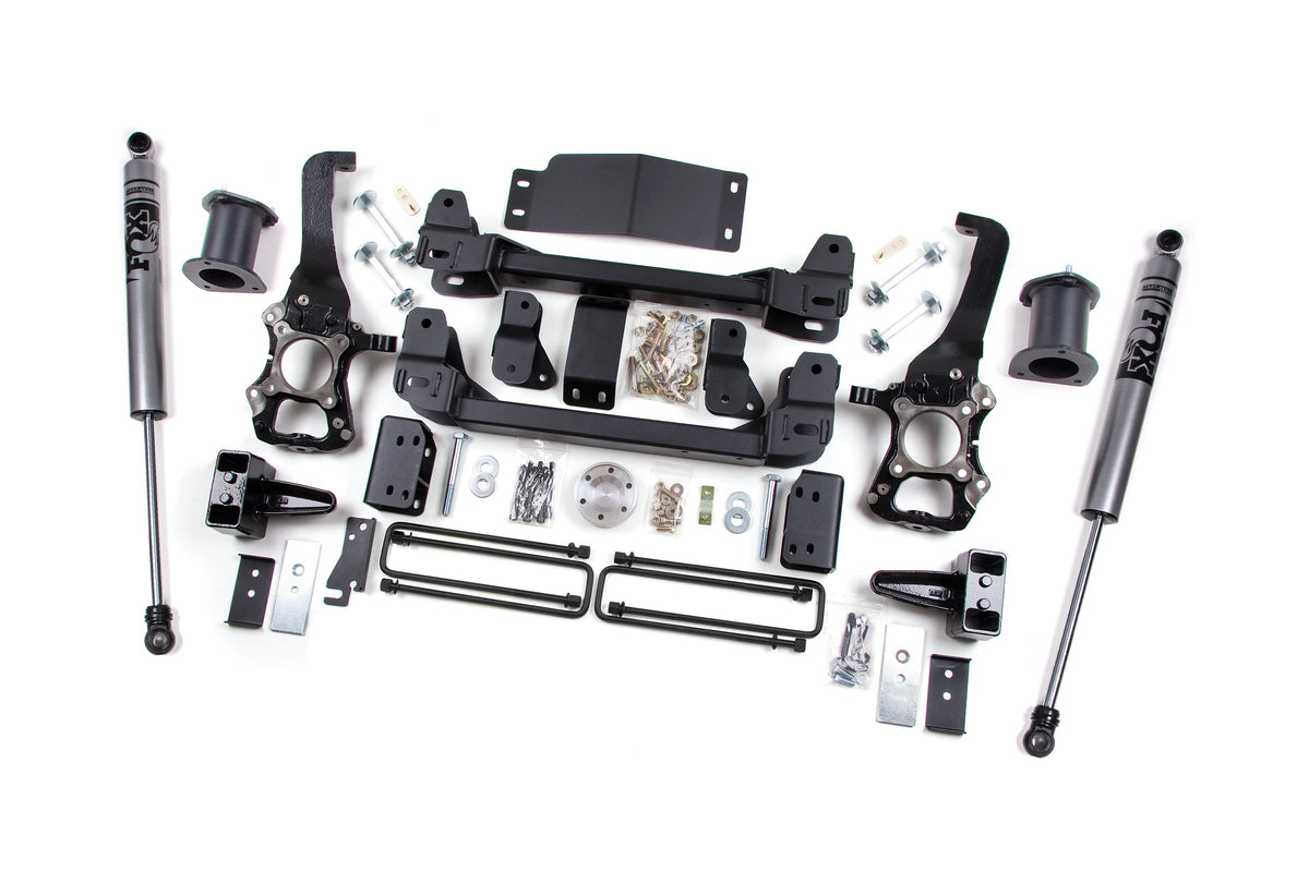2014 Ford F-150 6 Inch Lift Kit 4 Inch Rear Block Zone Offroad