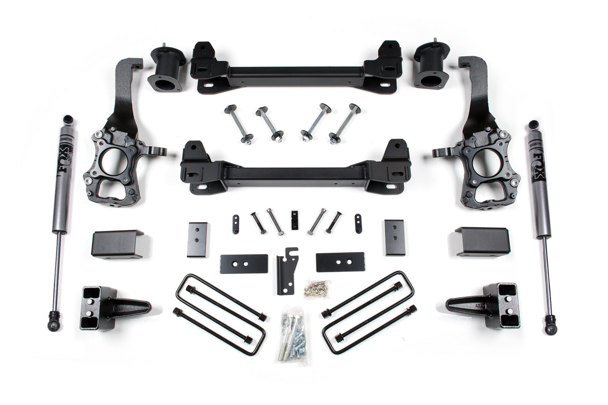 2014 F-150 2WD 6 Inch Lift Kit 4 Inch Rear Block Zone Offroad