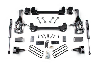 2014 F-150 2WD 6 Inch Lift Kit 4 Inch Rear Block Zone Offroad