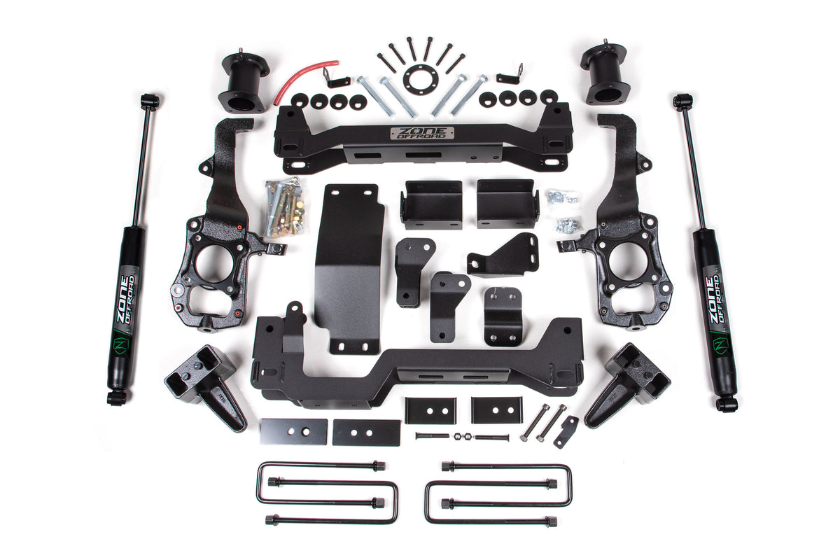 21-24 Ford F-150 4 Inch Front 2 Inch Rear Lift Kit Zone Offroad