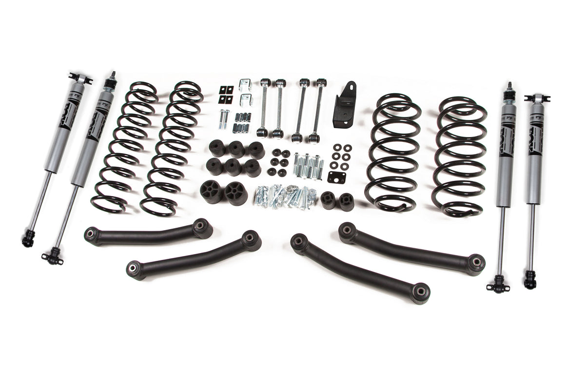 03-06 Jeep Wrangler TJ 4 Inch Coil Spring Lift Kit Zone Offroad