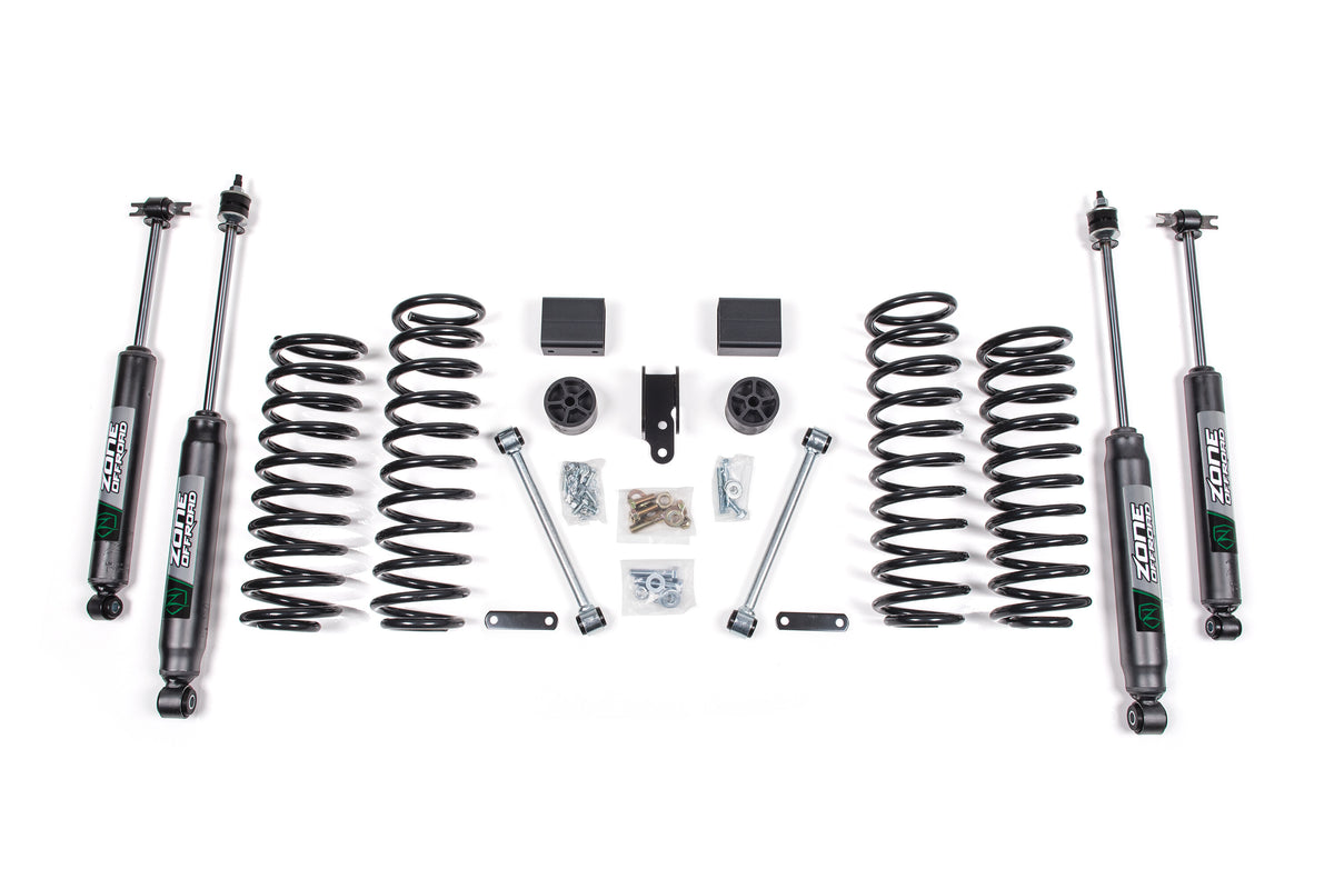 07-11 Jeep Wrangler JK 4WD 3 Inch Lift Kit Zone Offroad