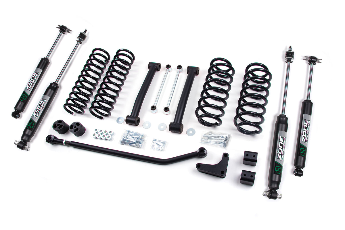 99-04 Jeep Grand Cherokee WJ 4 Inch Coil Spring Lift Kit Zone Offroad