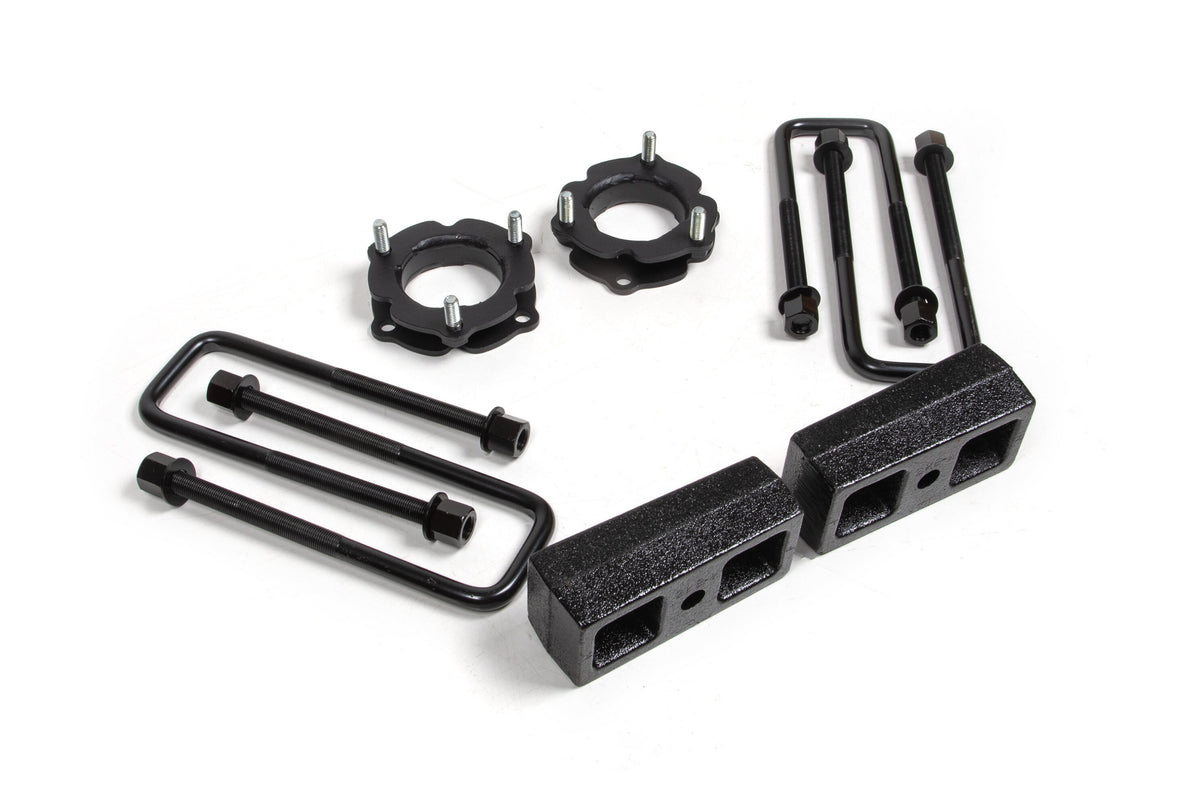 05-23 Toyota Tacoma 4WD 2.5 Inch Suspension Lift Kit, 2 Inch Rear, Block - Fox Shocks Zone Offroad