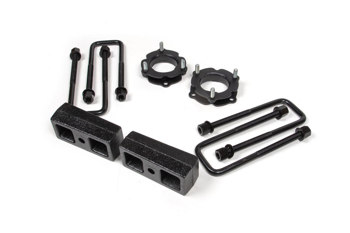 05-23 Toyota Tacoma 4WD 2.5 Inch Suspension Lift Kit, 2 Inch Rear, Block - Fox Shocks Zone Offroad