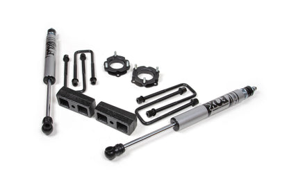 05-23 Toyota Tacoma 4WD 2.5 Inch Suspension Lift Kit, 2 Inch Rear, Block - Fox Shocks Zone Offroad