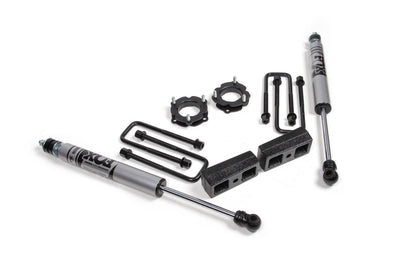 05-23 Toyota Tacoma 4WD 2.5 Inch Suspension Lift Kit, 2 Inch Rear, Block - Fox Shocks Zone Offroad