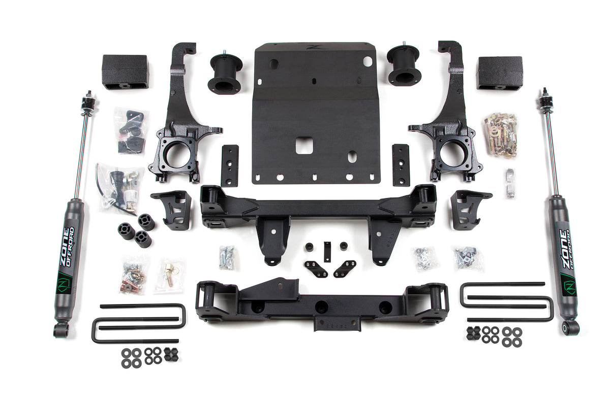 05-15 Toyota Tacoma 4 Inch Front 3 Inch Rear Lift Kit Zone Offroad