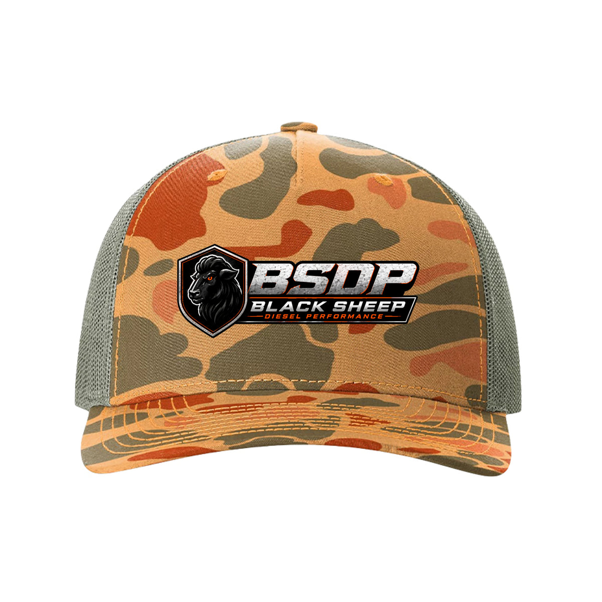 Orange Duck Camo BSDP Hat