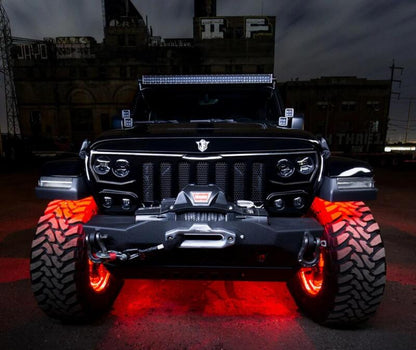 Oracle Jeep JK Upper Windshield Brackets/Light Combo