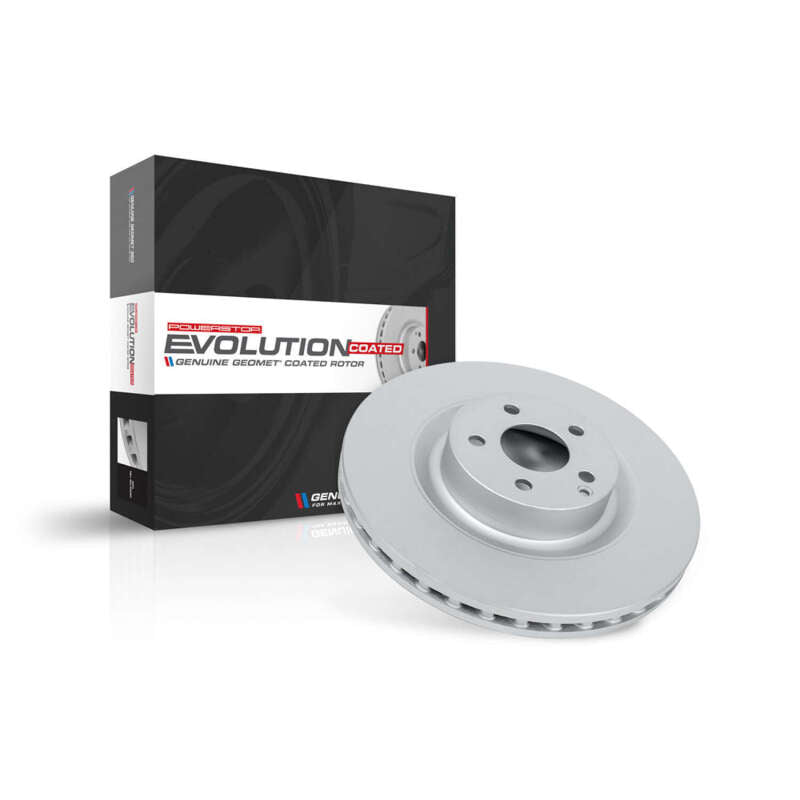 Power Stop 05-08 Porsche Boxster Front Right Evolution High Carbon Geomet Coated Rotor