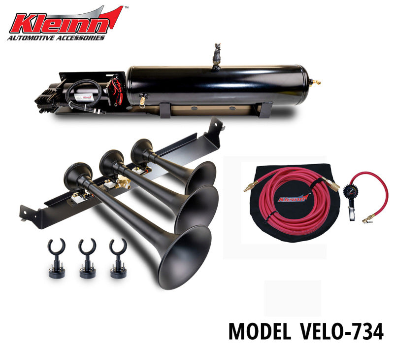 Kleinn 09-14 Ford F-150/ Raptor Onboard Air System w/ Model 730 Horns