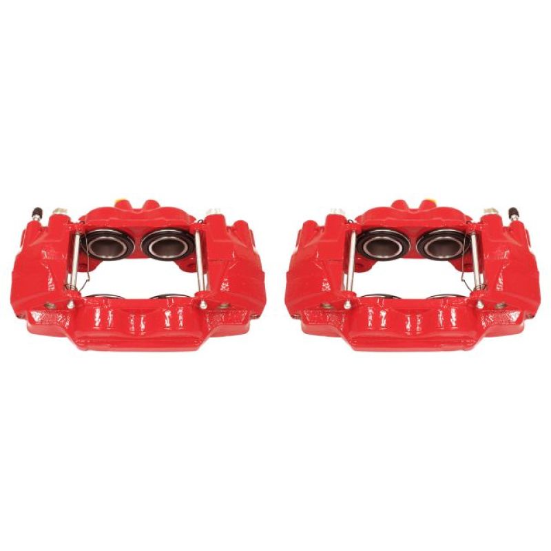 Power Stop 03-09 Toyota 4Runner Front Red Calipers w/o Brackets - Pair