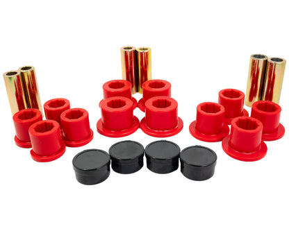 Energy Suspension 15-19 Silverado/Sierra Rear Leaf Spring Bushing Set - Red